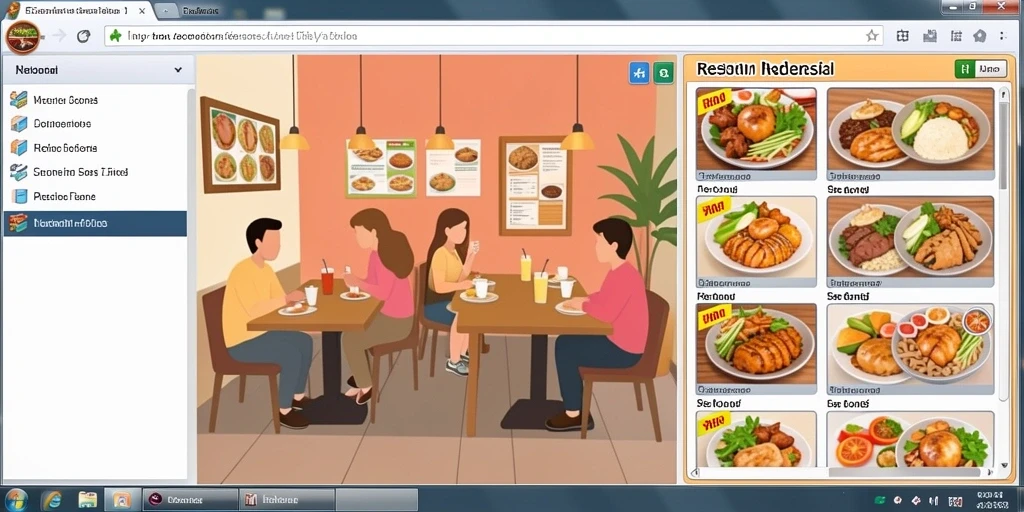 Tampilan level awal yang menarik dan interaktif.