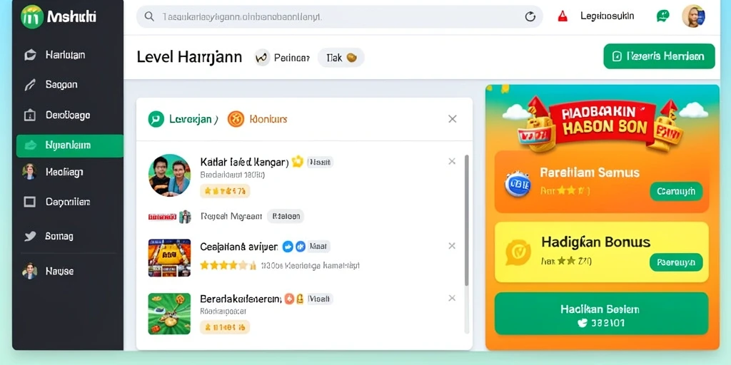 Tampilan antarmuka yang menarik dan user-friendly.