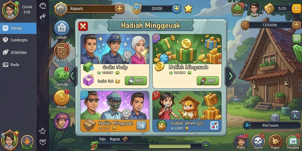 Tampilan antarmuka pengguna yang menarik dan intuitif.