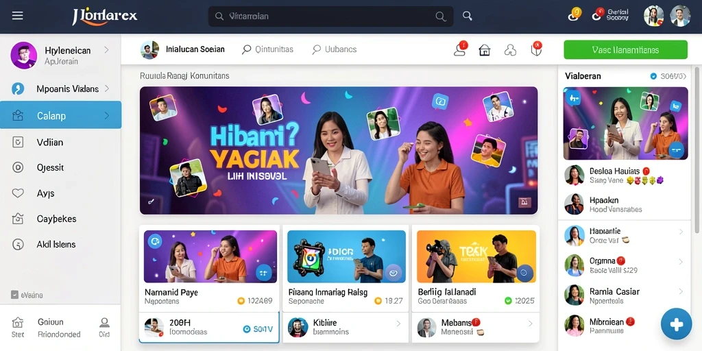 Tampilan antarmuka yang menarik dan mudah digunakan.