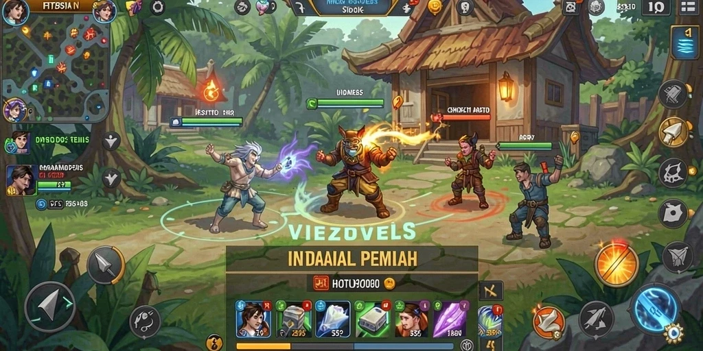 Tampilan awal permainan yang menakjubkan.