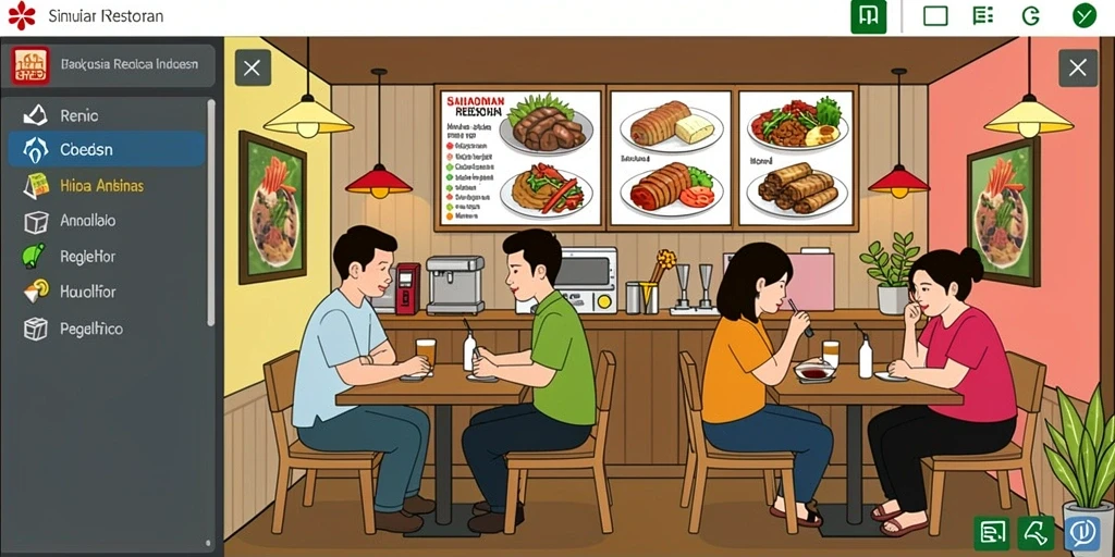 Tampilan antarmuka yang sederhana dan intuitif.