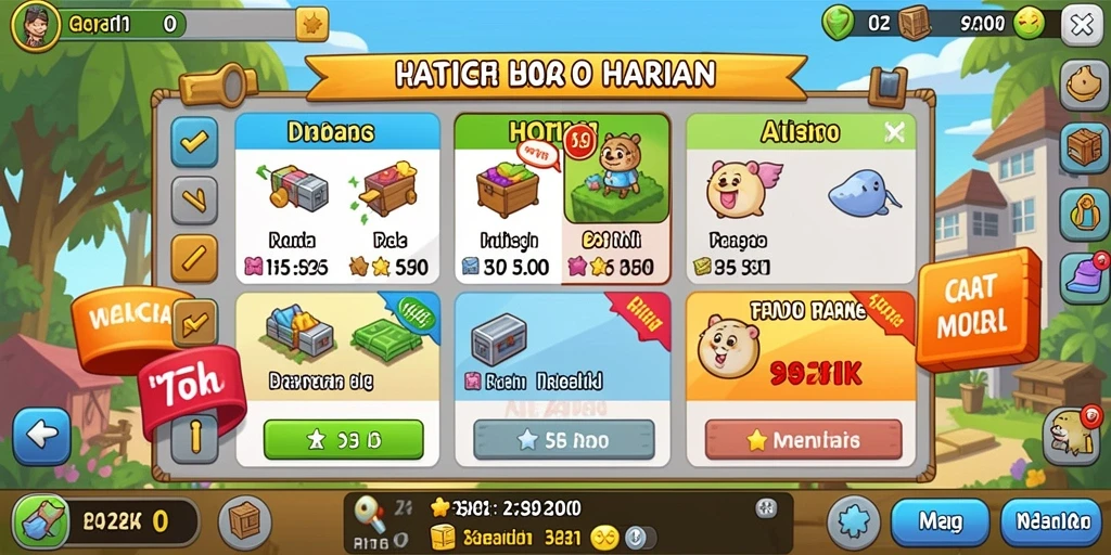 Tampilan antarmuka yang modern dan menarik.