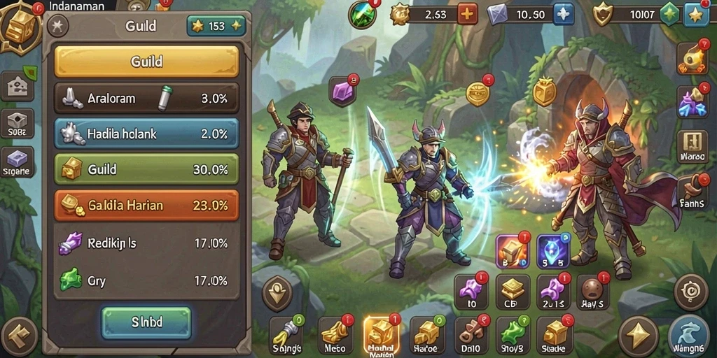 Screenshot dari permainan slot yang menarik.