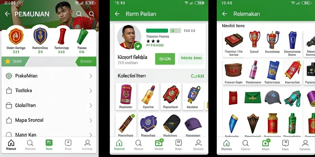 Tampilan awal yang menarik dan intuitif.