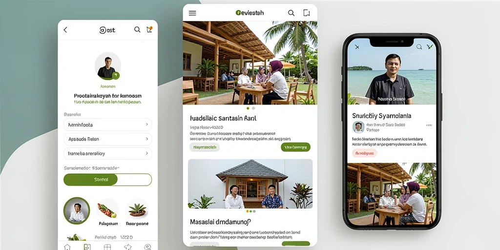 Tampilan antarmuka yang sederhana dan menarik.